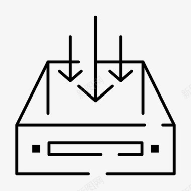 传送通道收件箱容器传送图标图标