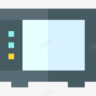 微波炉微波炉家用电器29平板图标图标
