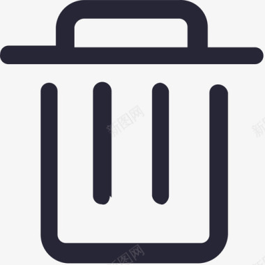 垃圾删除图标垃圾桶图标