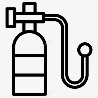 氧气瓶煤气医院医疗图标图标