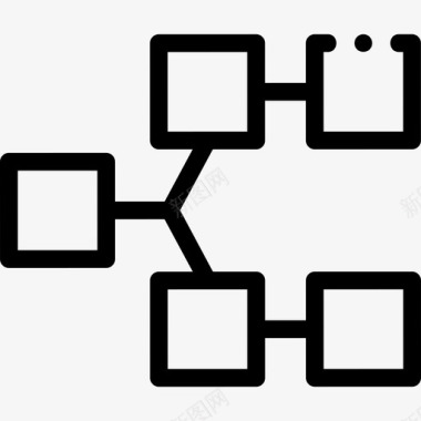 组织机构图表图表信息图形元素7线性图标图标