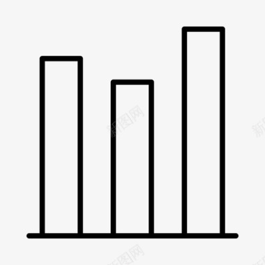 周报表格柱状图数字软件图标图标