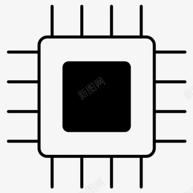 电路集成电路电路处理器图标图标