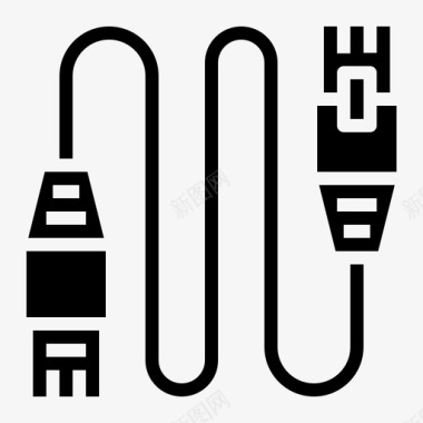 局域网网卡局域网电缆配件计算机图标图标