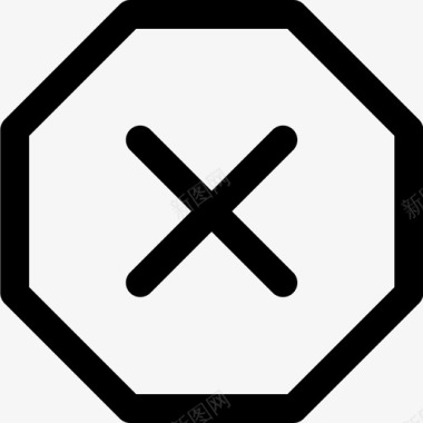 垃圾删除图标删除基本ui4线性图标图标