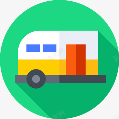 夏令营总动员房车12号夏令营公寓图标图标