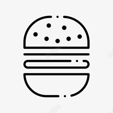 汉堡快餐网络界面2月系列v5图标图标