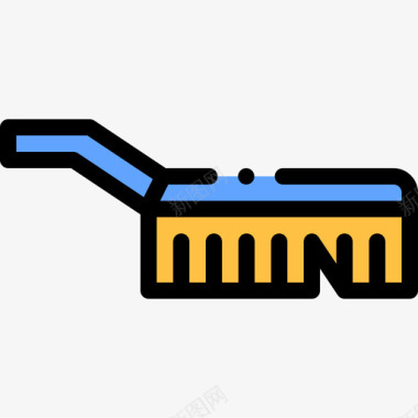 毛笔png毛笔考古学25线颜色图标图标