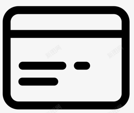 矢量银行银行卡icon图标