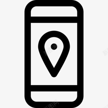 夏令营总动员Gps夏令营13线性图标图标