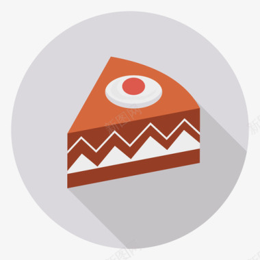 圆形蛋糕蛋糕食品和饮料30圆形图标图标