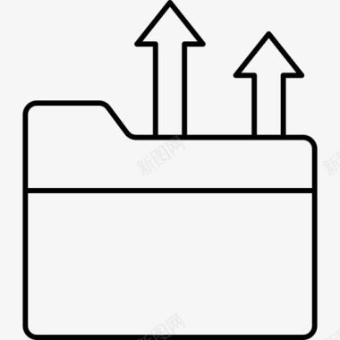 支付签证文件夹存档箭头图标图标