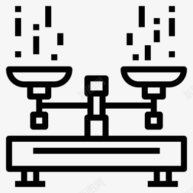 天平免抠素材天平法官法律图标图标