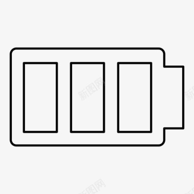 电池的能量电池充电电图标图标