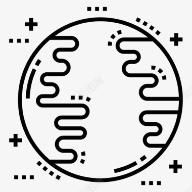 里点球水星天文学最里面的行星图标图标