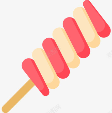 棉花糖云彩棉花糖甜点和糖果10平的图标图标