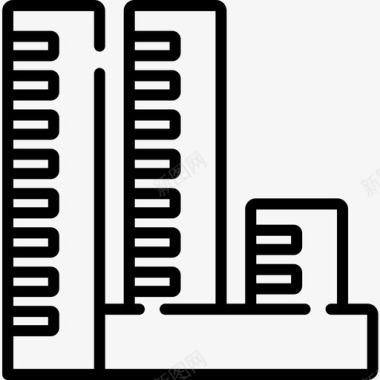 线性游轮人口过剩气候变化16线性图标图标