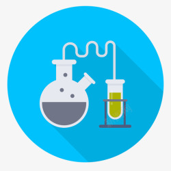 矢量圆形烧杯烧杯实验室科学1圆形图标高清图片