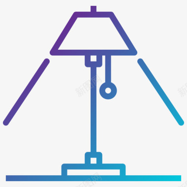 cad家装灯具家装48渐变图标图标