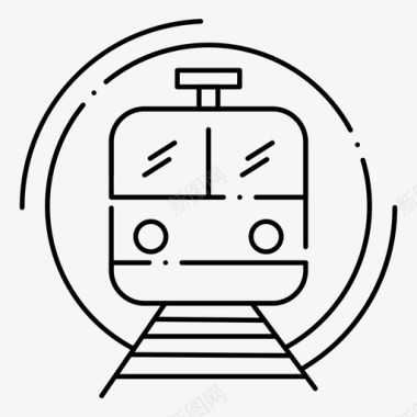 地铁海报设计地铁智能列车地铁网络接口图标图标