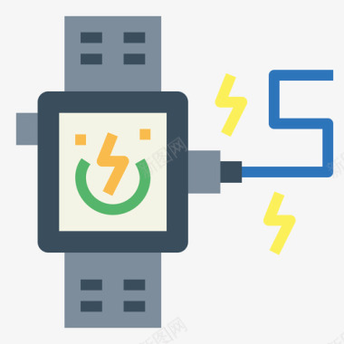 手表图标智能手表手表13扁平图标图标