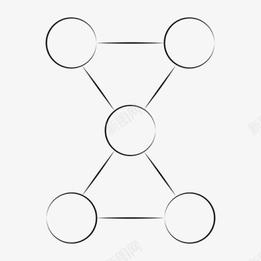 手绘线条学校学习元素图表元素网络图标图标