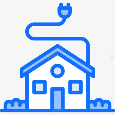 10xs豪斯电工10蓝色图标图标