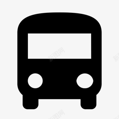 公共交通标识公共交通图标