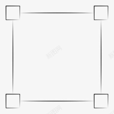 正方形背景正方形绘图平面图标图标