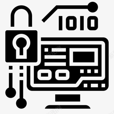 数字17数字计算机技术17字形图标图标