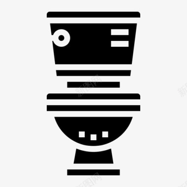 卫浴马桶洁具图标图标