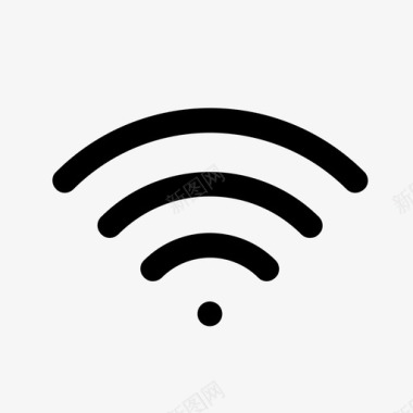 WiFi无线WiFi网络无线连接电波图标图标