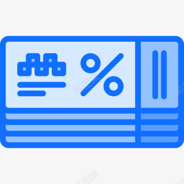 优惠券出租车5蓝色图标图标