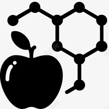 生物DNA转基因遗传学和生物工程6填充图标图标