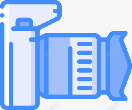 照片摄影145蓝色图标图标