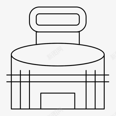 部队训练建筑外部游戏图标图标