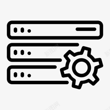 Web编程服务器配置网络优化图标图标