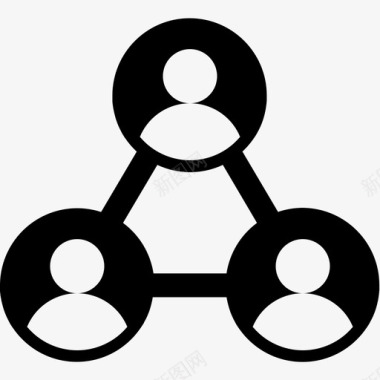 关系组社交网络图标图标