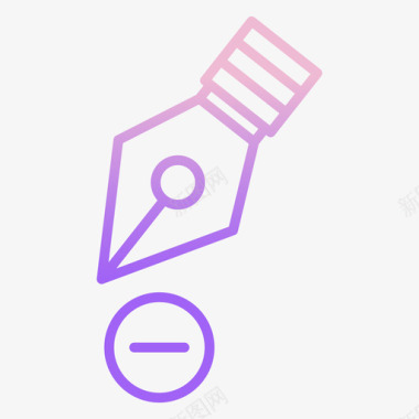 垃圾删除图标删除图形111轮廓渐变图标图标