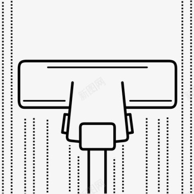 创意清洁刷子地毯清洁刷子清洁图标图标