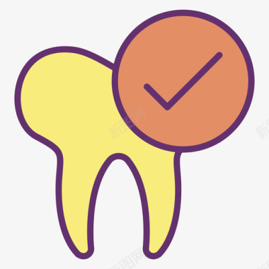 露着牙齿牙齿牙齿40线形颜色图标图标