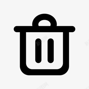 垃圾删除图标垃圾桶图标
