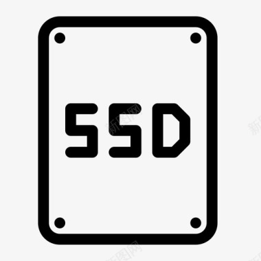 ssdssd计算机驱动器图标图标