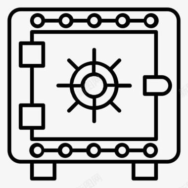 保护镜保险箱网络保护图标图标