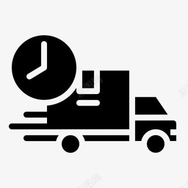 送货卡车送货卡车汽车服务2实心图标图标