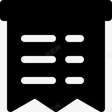 收据收据购物图标图标