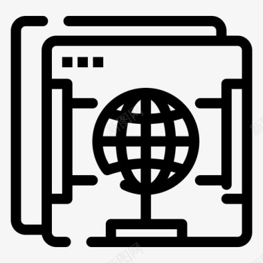 Web编程browerglobeinternet图标图标