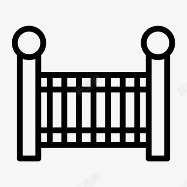 婴儿床宝贝孩子图标图标