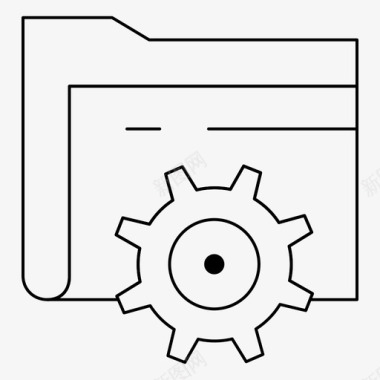 PDF文件设置文件夹计算齿轮图标图标