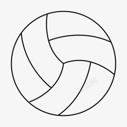球类体育器材球类运动类排球类图标高清图片